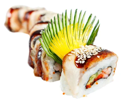 🐉 Dragon roll sushi recipe