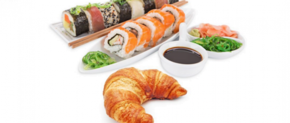 A bakery has created a sushi croissant