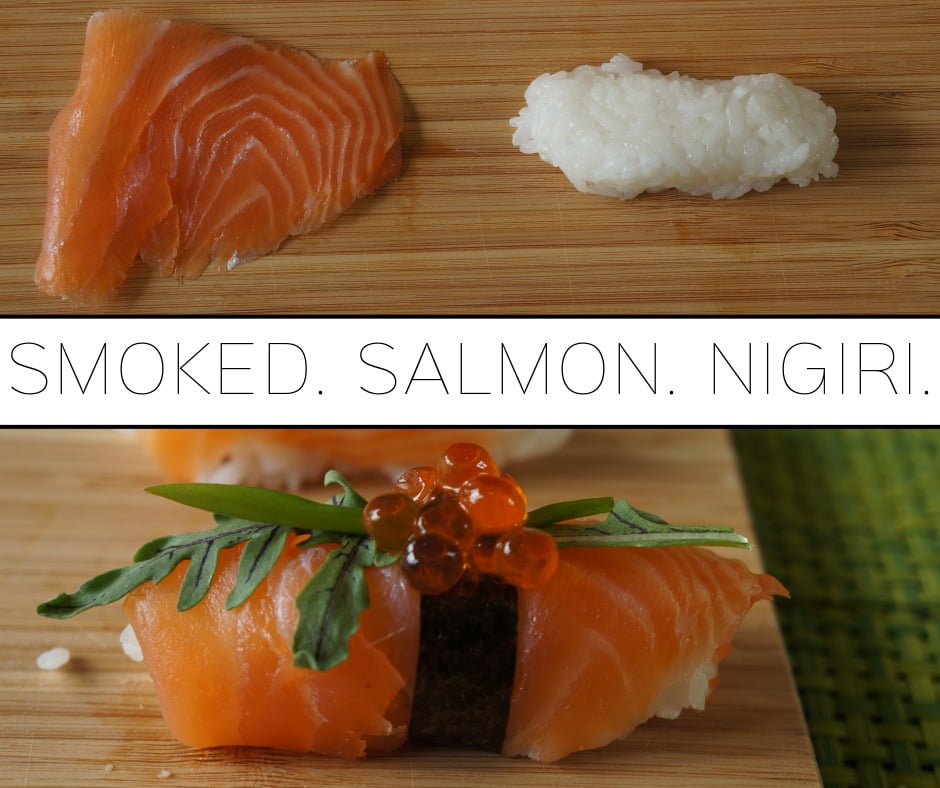 How to make smoked salmon nigiri ⋆ Make my SushiMake my Sushi