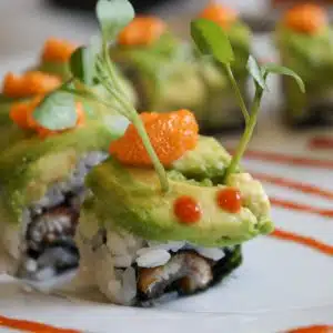 Caterpillar sushi roll 🐛 recipe