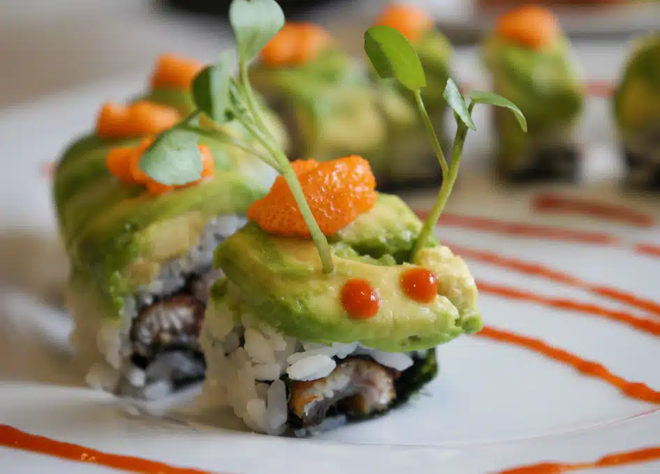Caterpillar sushi roll 🐛 recipe